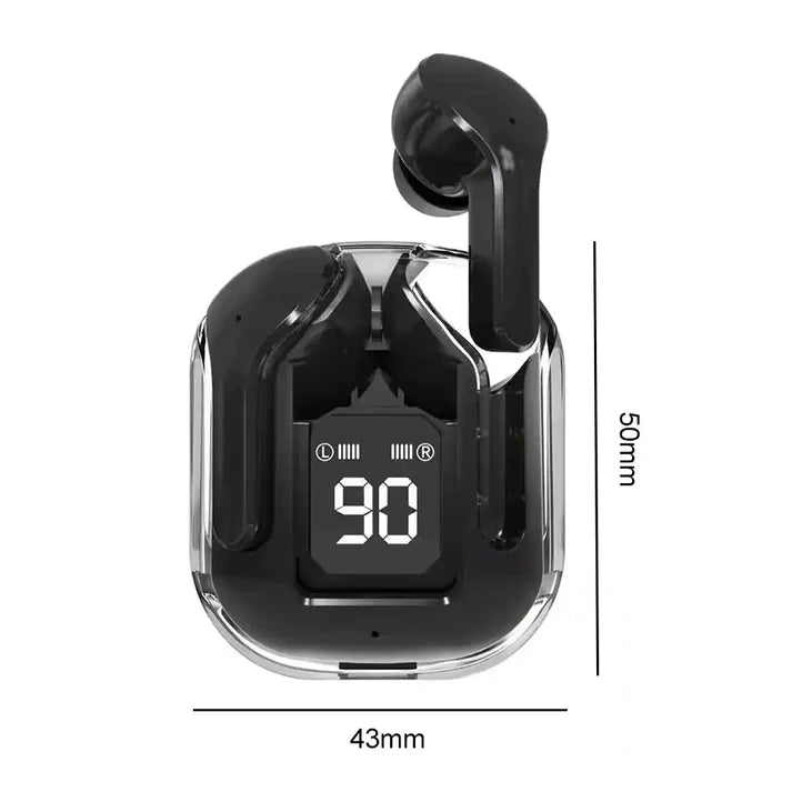 AIR 31 WIRELESS EARBUDS WITH CRYSTAL TRANSPARENT