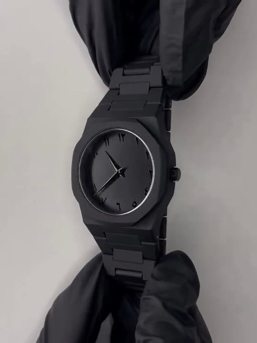 Full Black Arabic Dial