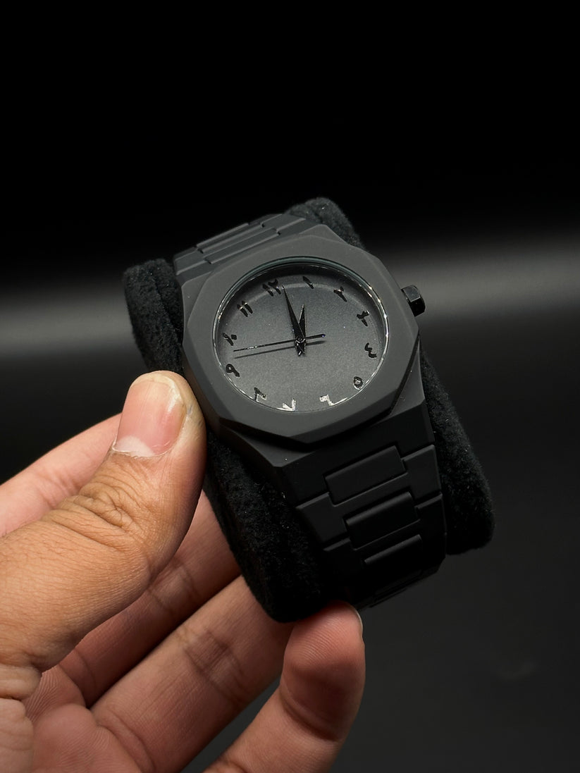 Full Black Arabic Dial
