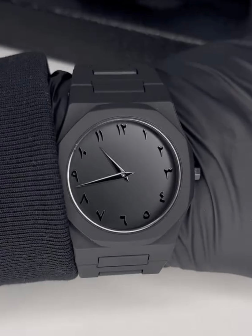 Full Black Arabic Dial